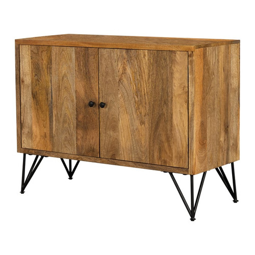 Coaster Furniture Eileen Natural Rectangular 2 Doors Accent Cabinet