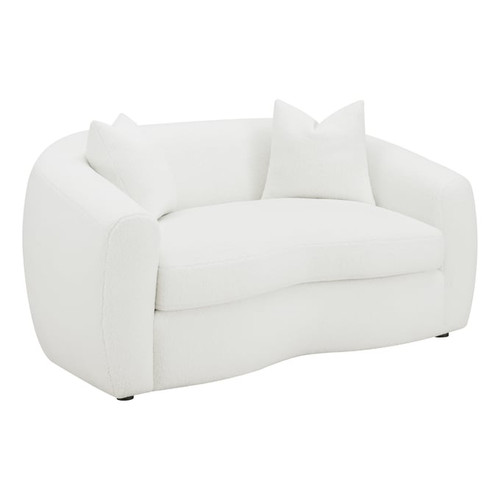 Coaster Furniture Isabella Natural Tight Back Loveseat