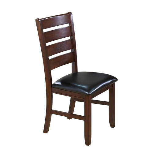 2 Crown Mark Bardstown Black Brown Side Chairs