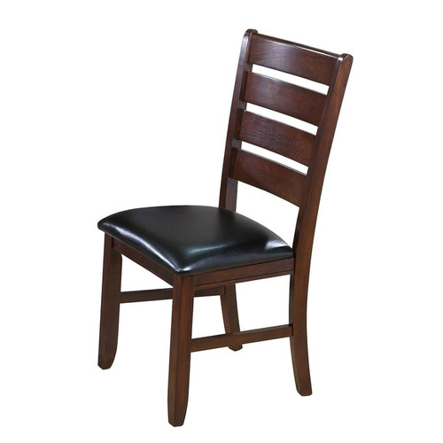 2 Crown Mark Bardstown Black Brown Side Chairs