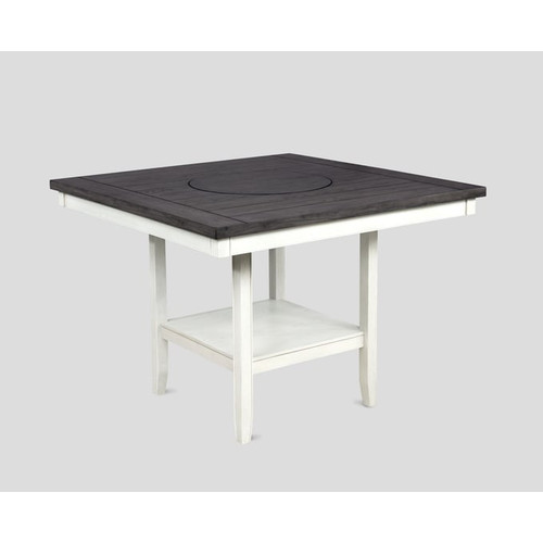 Crown Mark Fulton Chalk Grey Counter Height Table