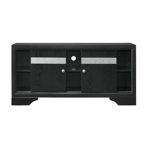 Crown Mark Regata Black TV Stand