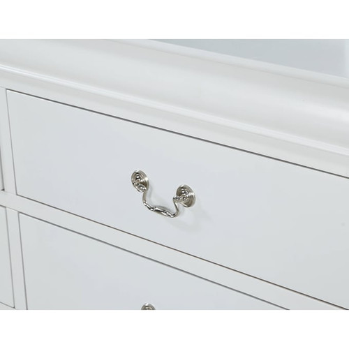 Crown Mark Louis Philip White Dresser