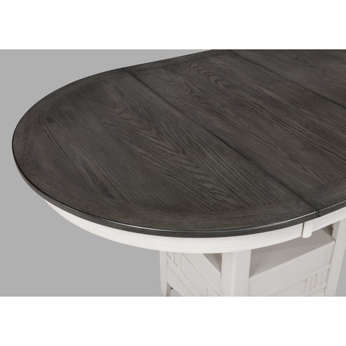 Crown Mark Hartwell Chalk Grey Counter Height Table