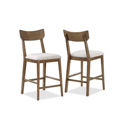 2 Crown Mark Weldon Counter Height Chairs