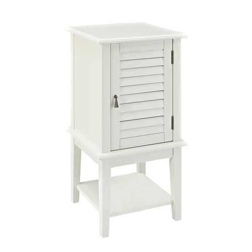 Powell Furniture Shutter White Door Table