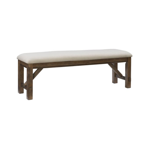 Powell Furniture Turino Rustic Umber Tan Bench