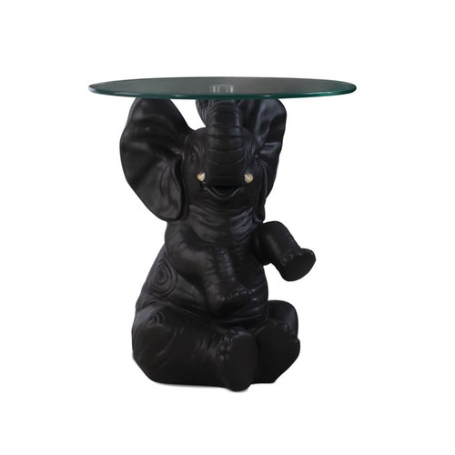 Powell Furniture Ernie Dark Grey Elephant Side Table