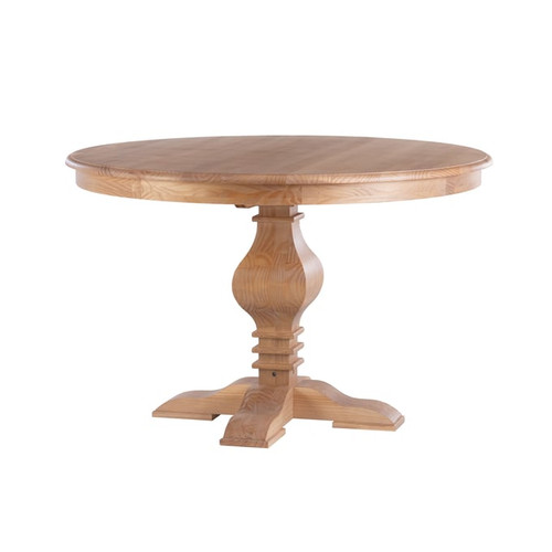Powell Furniture Mcleavy Rustic Honey Round Dining Table