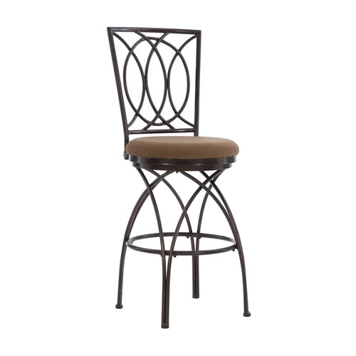 Powell Furniture Brasco Tan Big and Tall Barstool