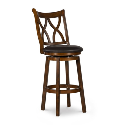 Powell Furniture Carmen Rustic Oak Big and Tall Barstool