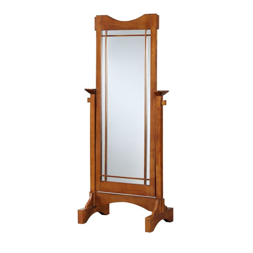 Powell Furniture Mission Oak Cheval Mirror