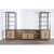 Purity Craft Rose Antique Brown Entertainment Center Wall