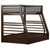 Acme Furniture Jason Espresso Twin Over Full Bunk Beds with 2 Drawers