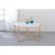 Acme Furniture Alivia Rose Gold Frosted Glass Coffee Table