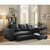 Acme Furniture Lloyd Black Sleeper Sectional