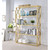 Acme Furniture Milavera Gold Clear Bookshelf