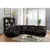 Acme Furniture Saul Power Motion and USB Dock Sectional Sofas