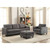 Acme Furniture Ceasar Gray Sectional Sofa