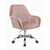 Acme Furniture Eimer Peach Chrome Office Chair