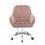 Acme Furniture Eimer Peach Chrome Office Chair
