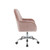 Acme Furniture Eimer Peach Chrome Office Chair