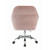 Acme Furniture Eimer Peach Chrome Office Chair