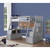 Acme Furniture Jason II Gray Loft Bed with Storage Ladder