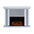 Acme Furniture Nowles Mirrored Fireplace