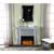 Acme Furniture Nowles Mirrored Fireplace