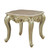 Acme Furniture Gorsedd Golden Ivory Marble Top End Table