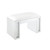 Acme Furniture Nysa Ivory Mirrored Vanity Stool