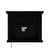 Acme Furniture Noralie Mirrored Diamonds Glass Fireplace