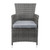 Acme Furniture Tashelle Gray 3pc Pack Bistro Set