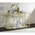 Acme Furniture Uchenna Clear Gold Sofa Table