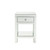 Acme Furniture Nysa Mirrored Clear Accent Table