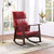 Acme Furniture Raina Red Espresso Rocking Chair