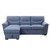 Acme Furniture Haruko Blue Reversible Storage Sleeper Sectional Sofa