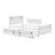 Acme Furniture Cargo White Metal Twin Trundle Daybeds