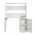 Acme Furniture Cargo White Metal Desks and Hutch