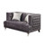 Acme Furniture Hegio Gray Loveseat with 2 Pillows