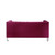 Acme Furniture Heibero Burgundy Loveseats with 2 Pillows