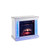 Acme Furniture Noralie Mirrored Fireplace with LED