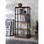 Acme Furniture Jurgen Oak Black Bookshelf