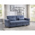 Acme Furniture Nichelle Blue Sleeper Sofa