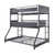 Acme Furniture Cargo Gunmetal Twin Over Twin Over Full Triple Bunk Bed