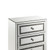 Acme Furniture Noor Mirrored Faux Diamonds 5 Drawers Cabinet
