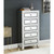 Acme Furniture Noor Mirrored Faux Diamonds 5 Drawers Cabinet