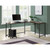 Acme Furniture Dazenus Black Gray Computer Desks