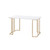 Acme Furniture Estie White Gold Writing Desk